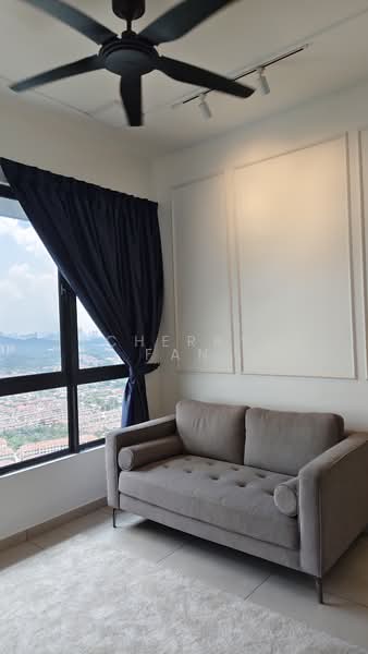 Service Residence for Rent at Meta City - Cherry Fan - Living Room - PropertyGuru.com.my