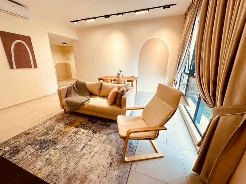 Service Residence for Rent at SqWhere Service Apartments - Lok Teh - Living Room - PropertyGuru.com.my