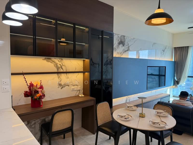 Servis Apartment untuk Disewa di TRX Residences - Sharon Liew - Living Room - PropertyGuru.com.my