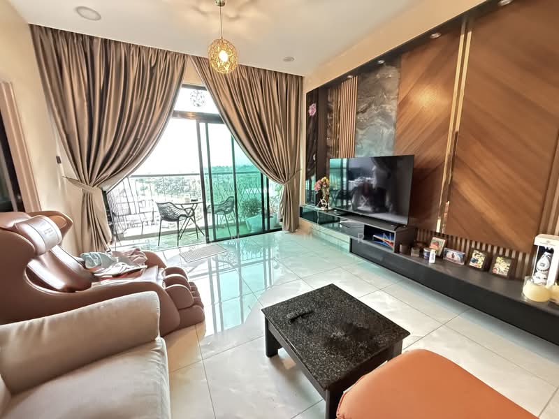 Servis Apartment untuk Dijual di Sky Peak Residences - John Pharn - Living Room - PropertyGuru.com.my