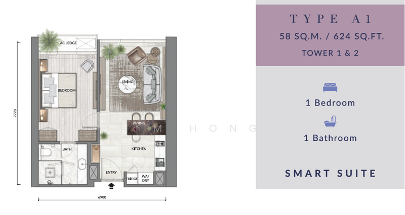 Service Residence for Sale at Core Residence @ TRX - FM Hong - PropertyGuru.com.my