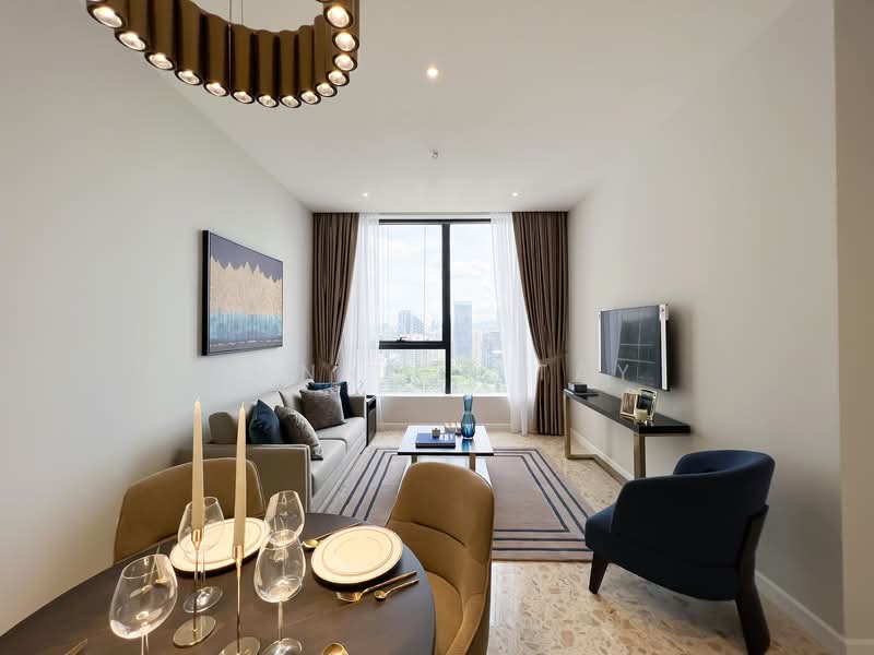 Service Residence for Rent at Pavilion Ceylon Hill - Vannesa Tay - Living Room - PropertyGuru.com.my