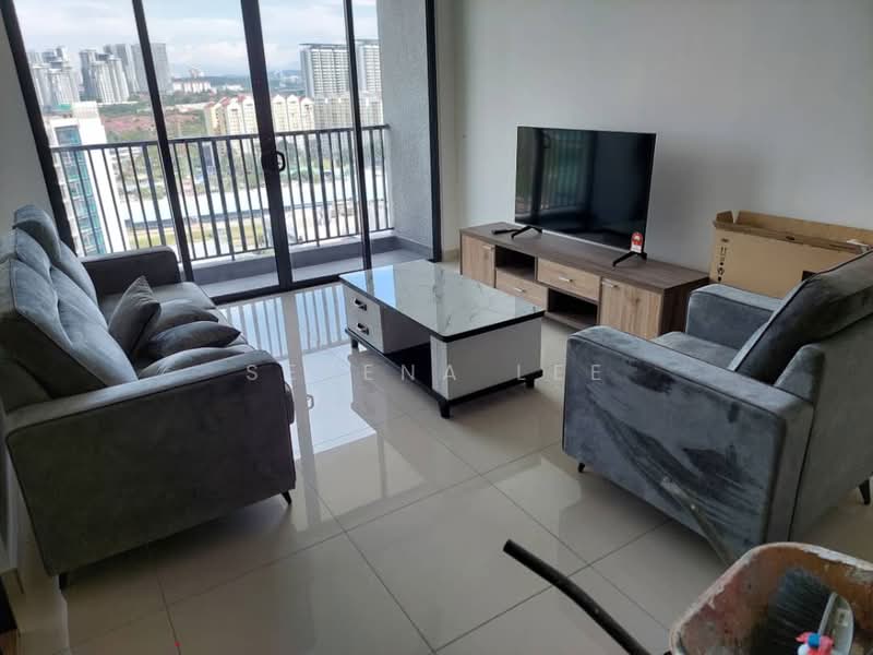 Service Residence for Sale at AraTre' Residences - Serena Lee - Living Room - PropertyGuru.com.my
