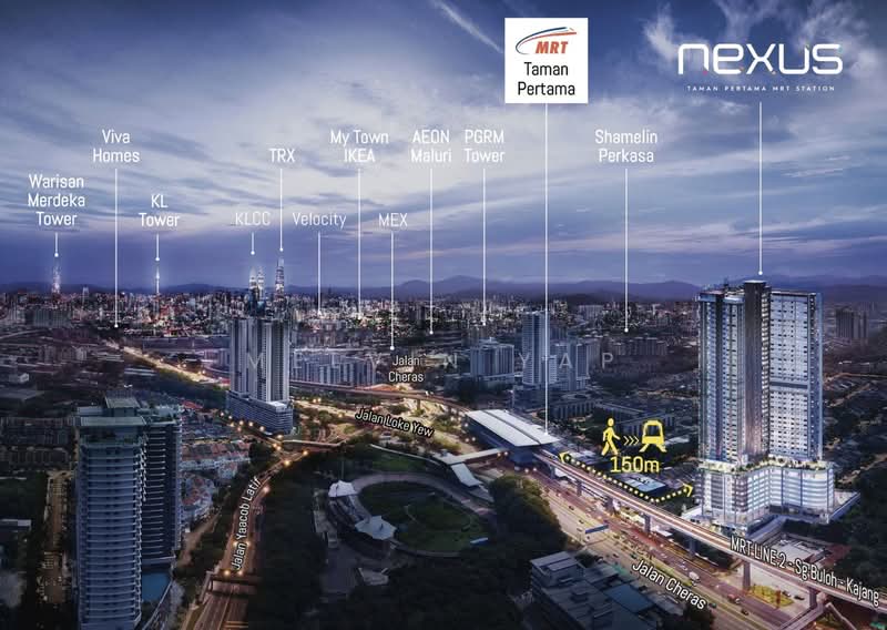 Servis Apartment untuk Disewa di M Vertica - Melvin Yap - Exterior - PropertyGuru.com.my