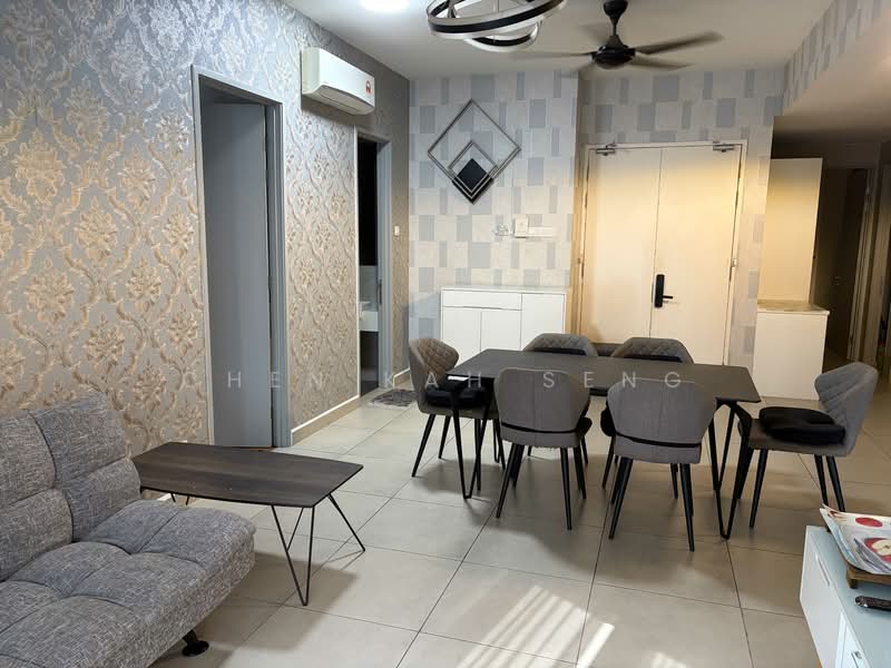 Servis Apartment untuk Dijual di KL Gateway Premium Residences - Chen Kah Seng - Living Room - PropertyGuru.com.my
