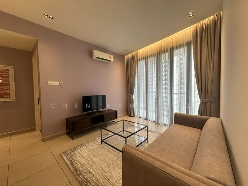 Servis Apartment untuk Dijual di KL Gateway Premium Residences - Chen Kah Seng - Living Room - PropertyGuru.com.my
