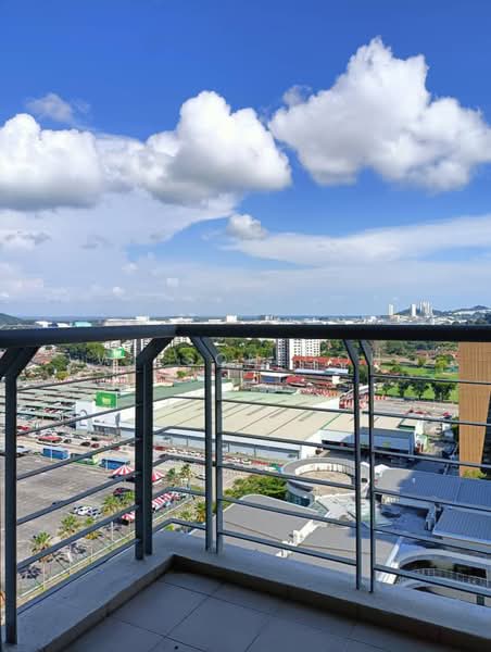 Kondominium untuk Disewa di Elit Heights @ Bayan City - Wilson Goh - Balcony - PropertyGuru.com.my
