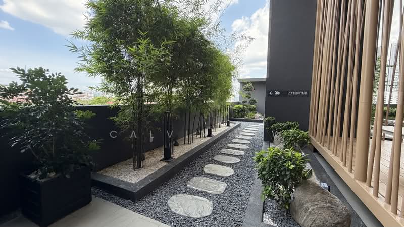 Servis Apartment untuk Disewa di Kensho Residence - Calvin Hew - Mini Zen Garden  - PropertyGuru.com.my