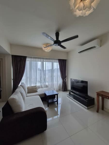 Kondominium untuk Disewa di Tiffani Kiara - Josh Yong - Living Room - PropertyGuru.com.my