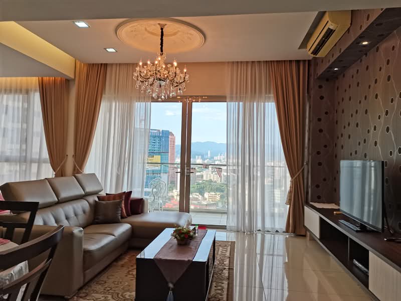 Service Residence for Rent at Regalia Residence - Nelsen Lee - Living Room - PropertyGuru.com.my
