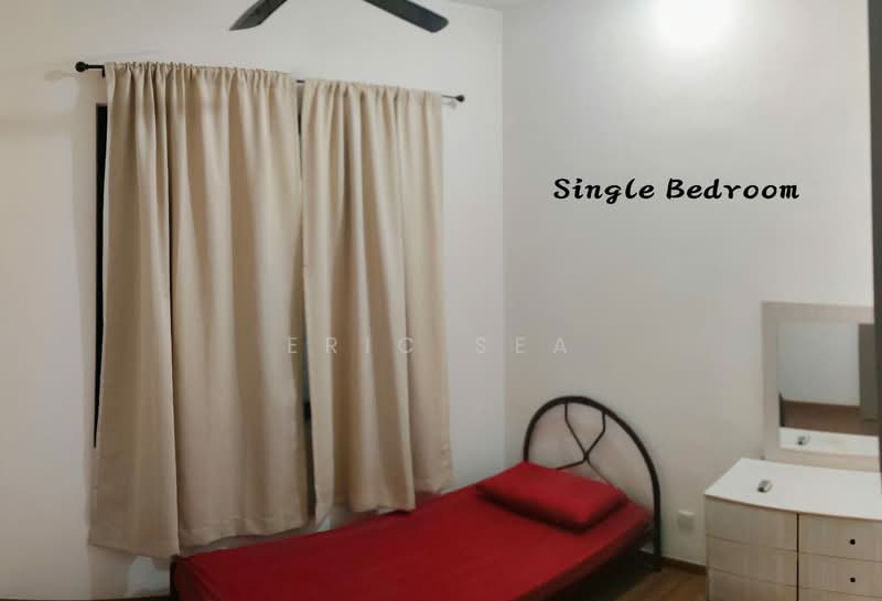 Service Residence for Rent at Zentro Residences Serviced Apartment - Eric Sea - Bedroom - PropertyGuru.com.my