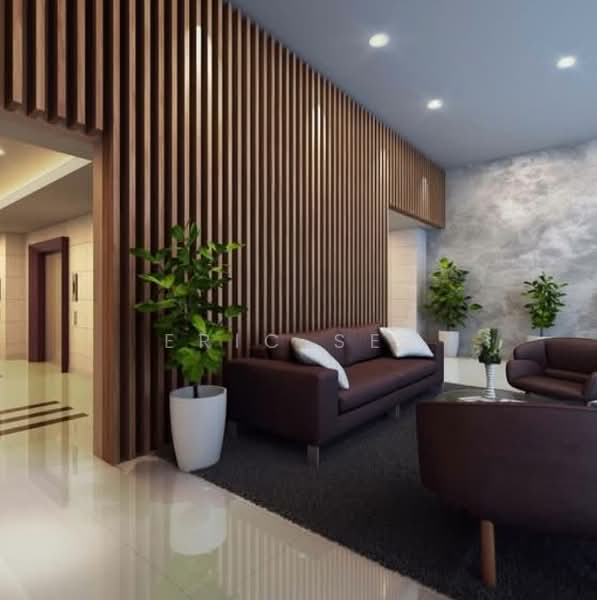 Service Residence for Rent at Zentro Residences Serviced Apartment - Eric Sea - Living Room - PropertyGuru.com.my