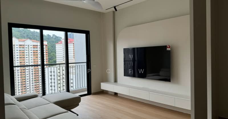 Servis Apartment untuk Dijual di D'Cosmos Residences - KP Chew - Living Room - PropertyGuru.com.my