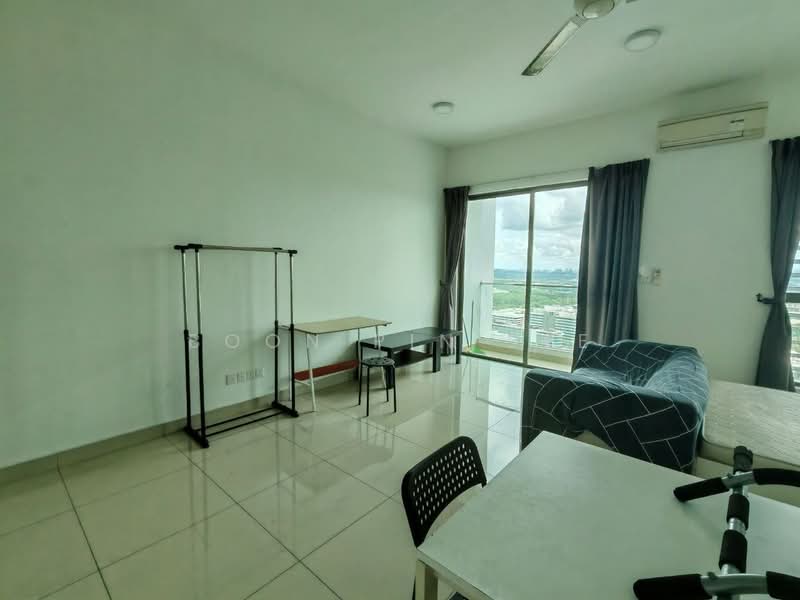 Servis Apartment untuk Disewa di Cybersquare - Boon Pin See - Living Room - PropertyGuru.com.my
