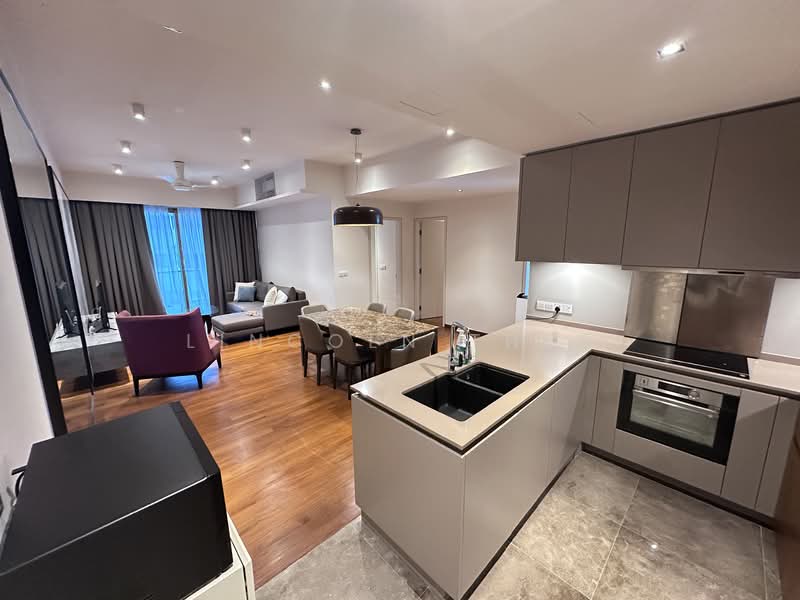 Service Residence for Sale at Stonor 3 - Lincoln Thye - Living Room - PropertyGuru.com.my