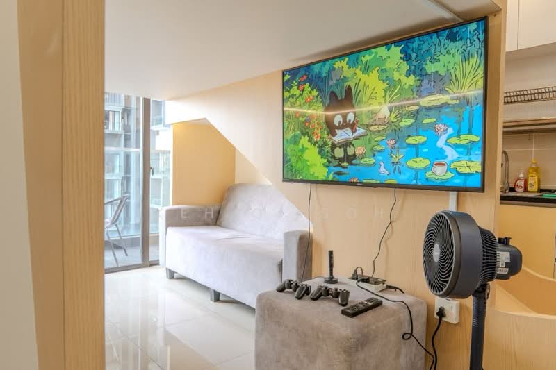 Servis Apartment untuk Dijual di D'Pristine - Keh Qi Soh - Living Room - PropertyGuru.com.my