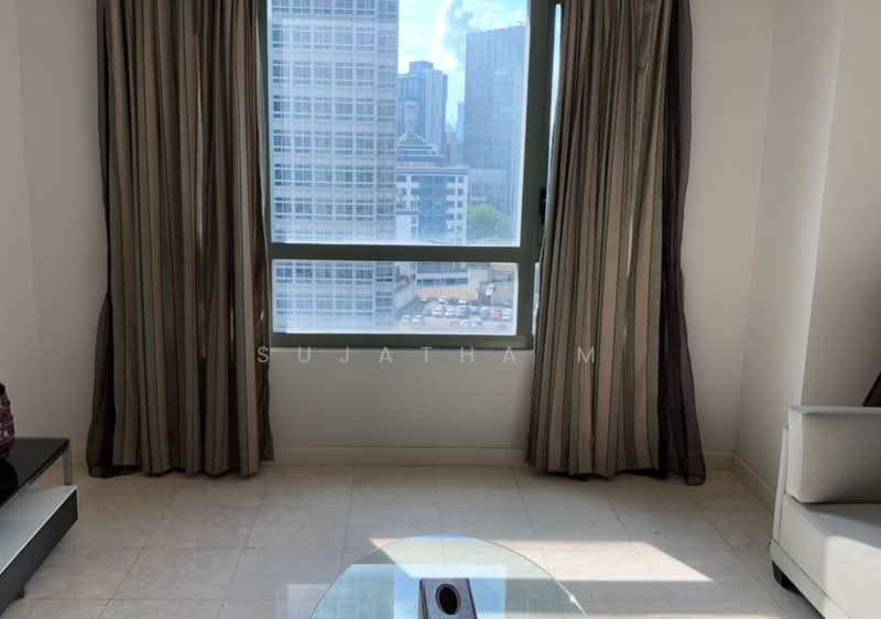 Kondominium untuk Disewa di The Capsquare Residences - Sujatha M - Living Room - PropertyGuru.com.my