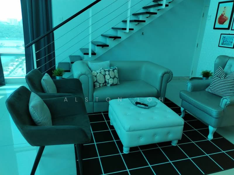 Servis Apartment untuk Dijual di Maritime Suite - Alston Loh - Living Room - PropertyGuru.com.my