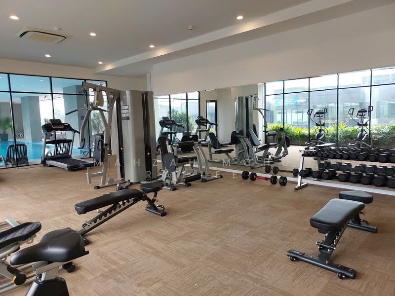 Service Residence for Rent at Zentro Residences Serviced Apartment - Mahzah Mohd Rapiee - Gym - PropertyGuru.com.my