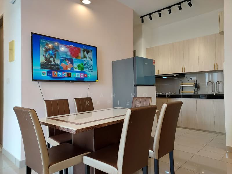 Service Residence for Rent at Zentro Residences Serviced Apartment - Mahzah Mohd Rapiee - Dining Room - PropertyGuru.com.my