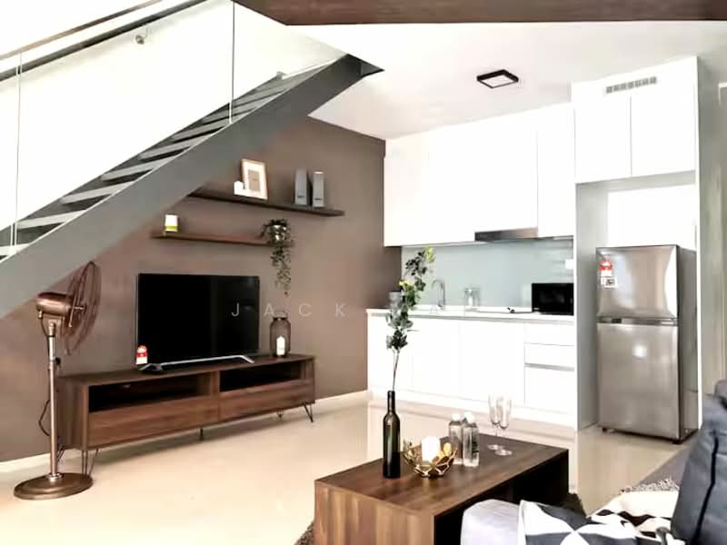 Service Residence for Sale at EkoCheras Service Residences - Jack Yap - Living Room - PropertyGuru.com.my
