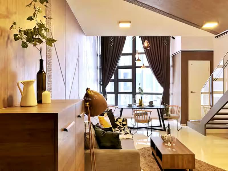 Service Residence for Sale at EkoCheras Service Residences - Jack Yap - Living Room - PropertyGuru.com.my