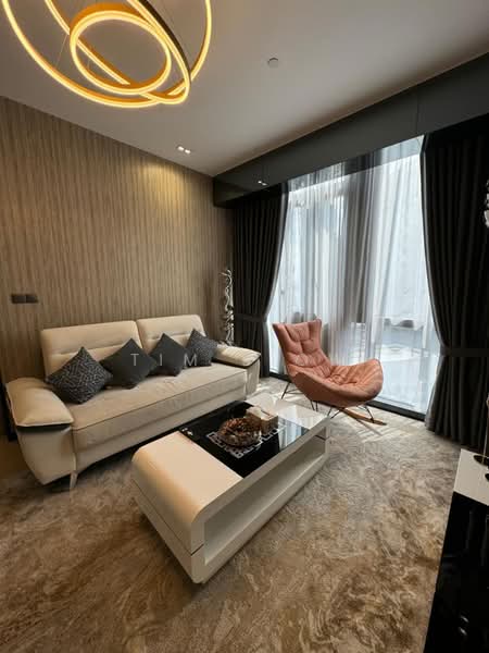 Service Residence for Rent at Star Residences Three - Tim Siow - Living Room - PropertyGuru.com.my