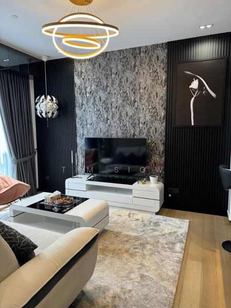 Service Residence for Rent at Star Residences Three - Tim Siow - Living Room - PropertyGuru.com.my