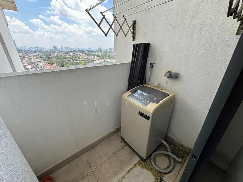 Service Residence for Rent at Eve Suite / NZX Square - Rex Lok - Balcony - PropertyGuru.com.my
