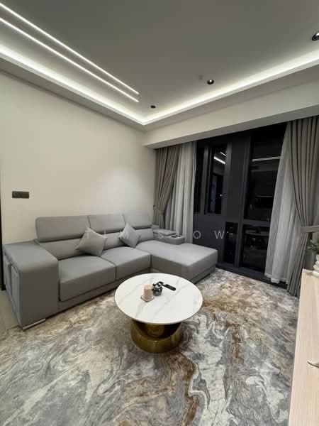 Service Residence for Rent at Star Residences Three - Tim Siow - Living Room - PropertyGuru.com.my
