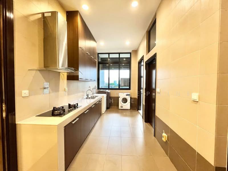 Kondominium untuk Disewa di Gallery @ U-Thant - Sharon Josephine Michael - Kitchen - PropertyGuru.com.my