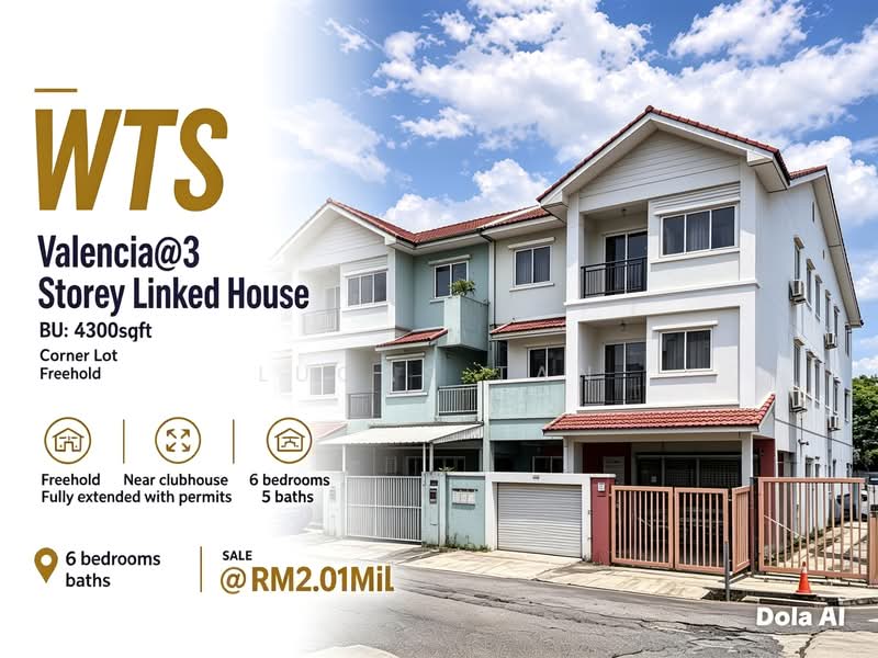 3-storey Terraced House for Sale in Valencia (Sungai Buloh) - Lucas Tan - PropertyGuru.com.my