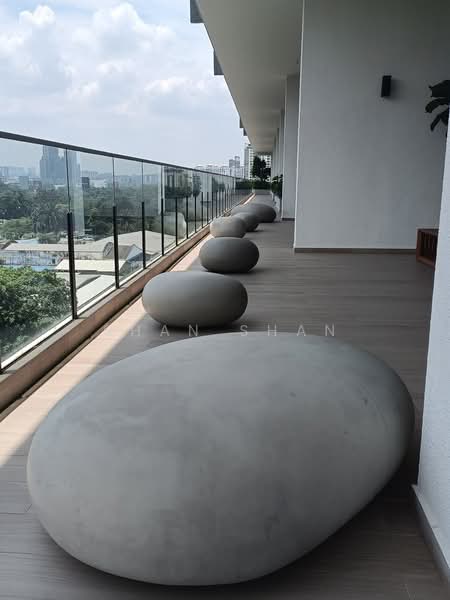Service Residence for Rent at Dorsett Waterfront Subang - Shan Shan - Balcony - PropertyGuru.com.my