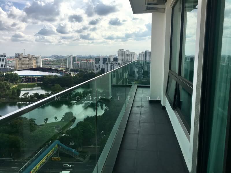 Service Residence for Rent at The Grand @ Kelana Damansara Suite - Michelle Tai - Balcony - PropertyGuru.com.my