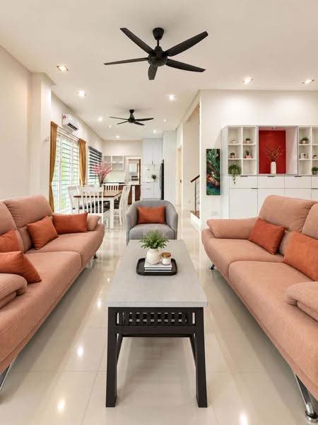 Rumah Berkembar untuk Disewa di Tanjung Bungah (Penang) - KK Kwok - Living Room - PropertyGuru.com.my