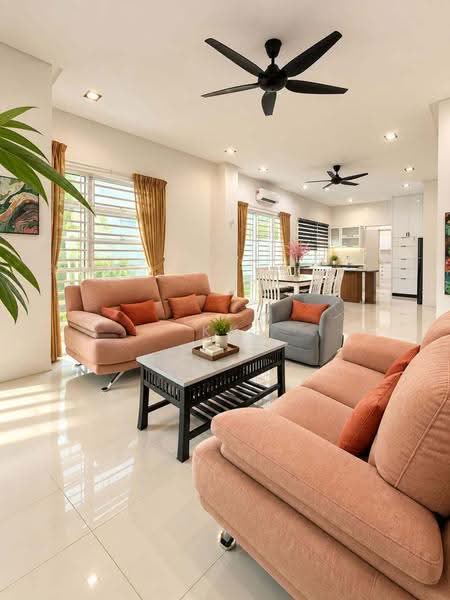 Rumah Berkembar untuk Disewa di Tanjung Bungah (Penang) - KK Kwok - Living Room - PropertyGuru.com.my