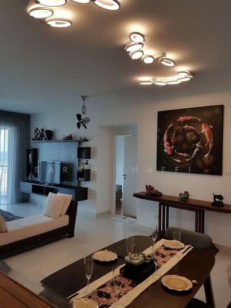 Condominium for Rent at Teega Residences - Sarah Shaffi - Living Room - PropertyGuru.com.my