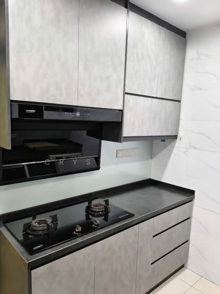 Servis Apartment untuk Disewa di Fortune Centra - Crystal Ng - Kitchen - PropertyGuru.com.my
