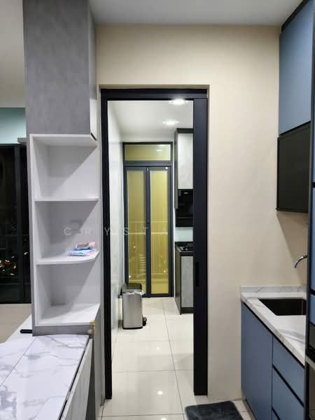 Servis Apartment untuk Disewa di Fortune Centra - Crystal Ng - Kitchen - PropertyGuru.com.my