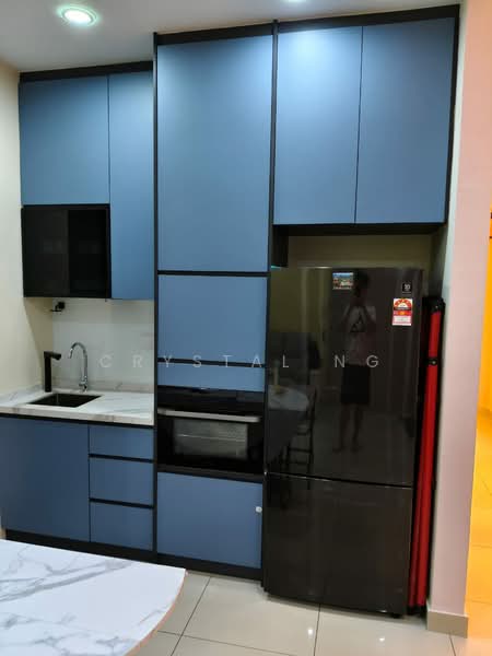 Servis Apartment untuk Disewa di Fortune Centra - Crystal Ng - Kitchen - PropertyGuru.com.my