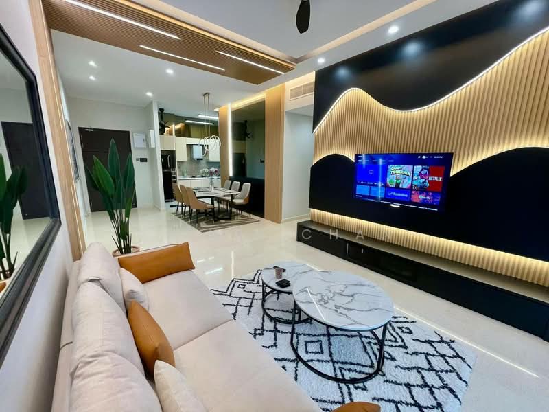 Servis Apartment untuk Disewa di TriTower Residence @ Johor Bahru Sentral - Ke Xin Chan - Living Room - PropertyGuru.com.my