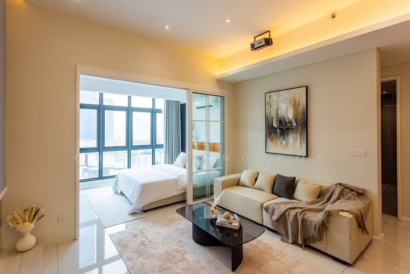 Service Residence for Sale at Tribeca - Chee Keong Kok - Living Room - PropertyGuru.com.my