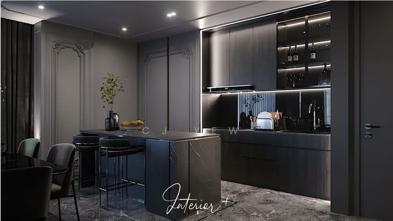 Service Residence for Sale at Aricia Residences - CJ Yew - Kitchen - PropertyGuru.com.my