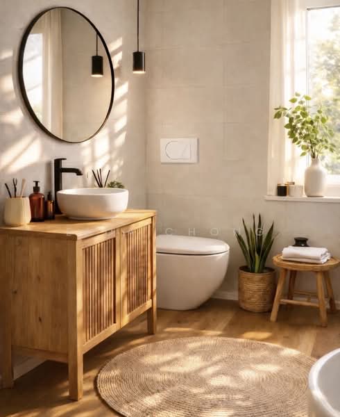 Servis Apartment untuk Dijual di Crest Residence - Elda Chong - Bathroom - PropertyGuru.com.my