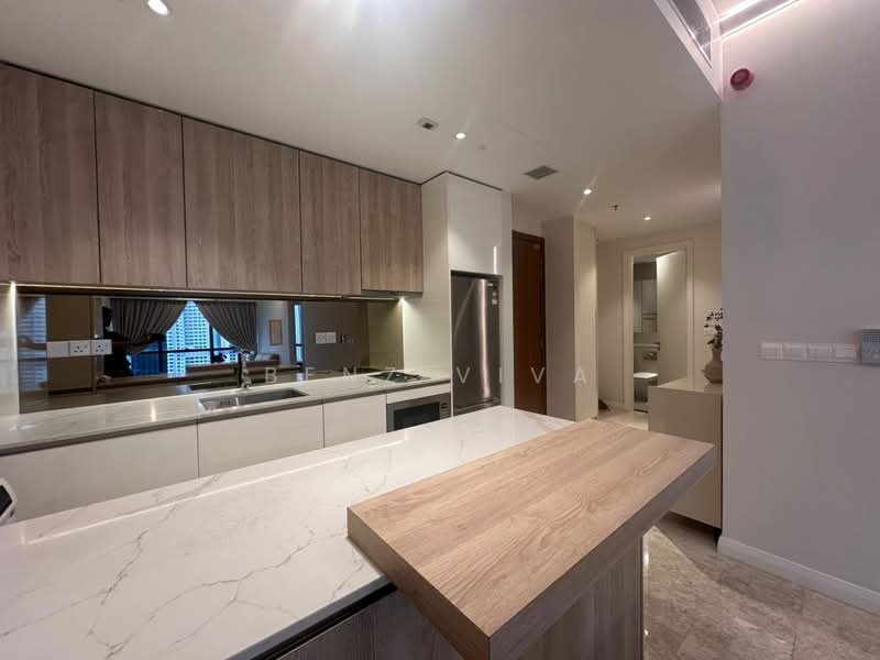 Servis Apartment untuk Disewa di TRX Residences - Benz Viva - Kitchen - PropertyGuru.com.my