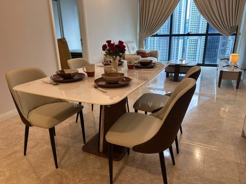 Servis Apartment untuk Disewa di TRX Residences - Benz Viva - Dining Room - PropertyGuru.com.my