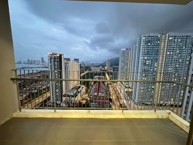Service Residence for Rent at The Tamarind - Panya Rith - Balcony - PropertyGuru.com.my