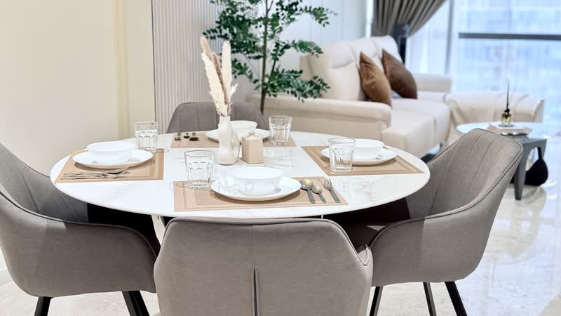 Service Residence for Rent at SO Sofitel Kuala Lumpur Residences - Cindy Tey - Dining Room - PropertyGuru.com.my