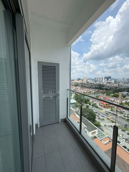 Service Residence for Rent at Dorsett Waterfront Subang - Thanap Priyaa - Balcony - PropertyGuru.com.my