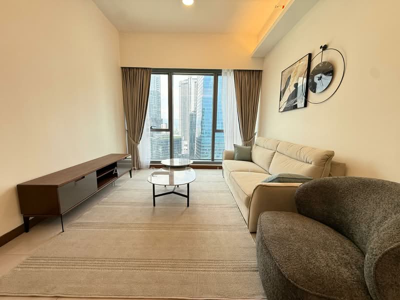 Servis Apartment untuk Disewa di Core Residence @ TRX - Apple Liew - Living Room - PropertyGuru.com.my